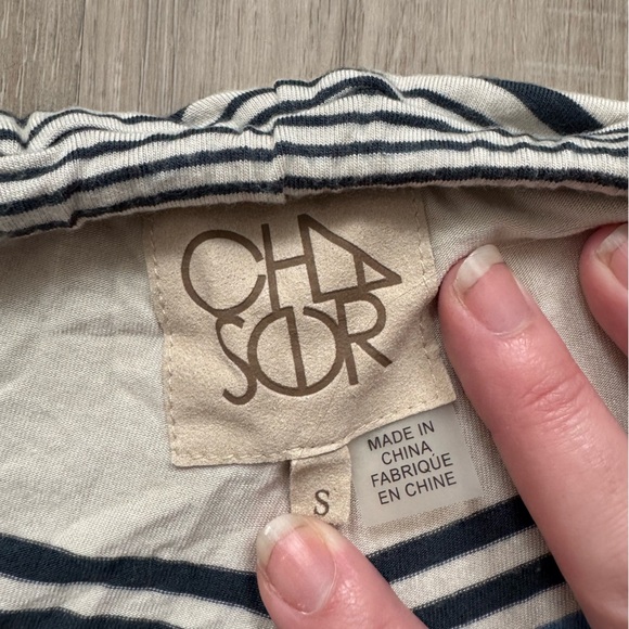 Chaser Blue and White Striped Pajama Pants - Picture 5 of 6